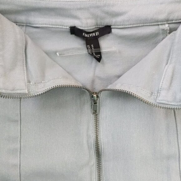 Forever 21 Zip Front Mini Skirt - Picture 3 of 4